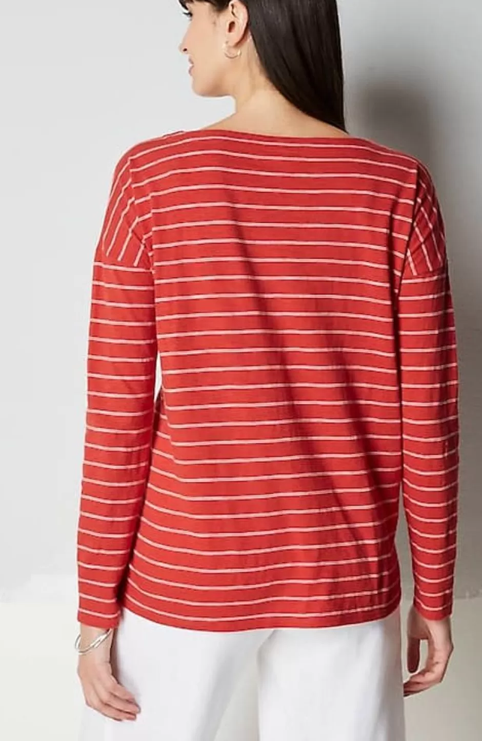 J.Jill Relaxed Boat-Neck Tee | Jjill | Women Tops & Tees