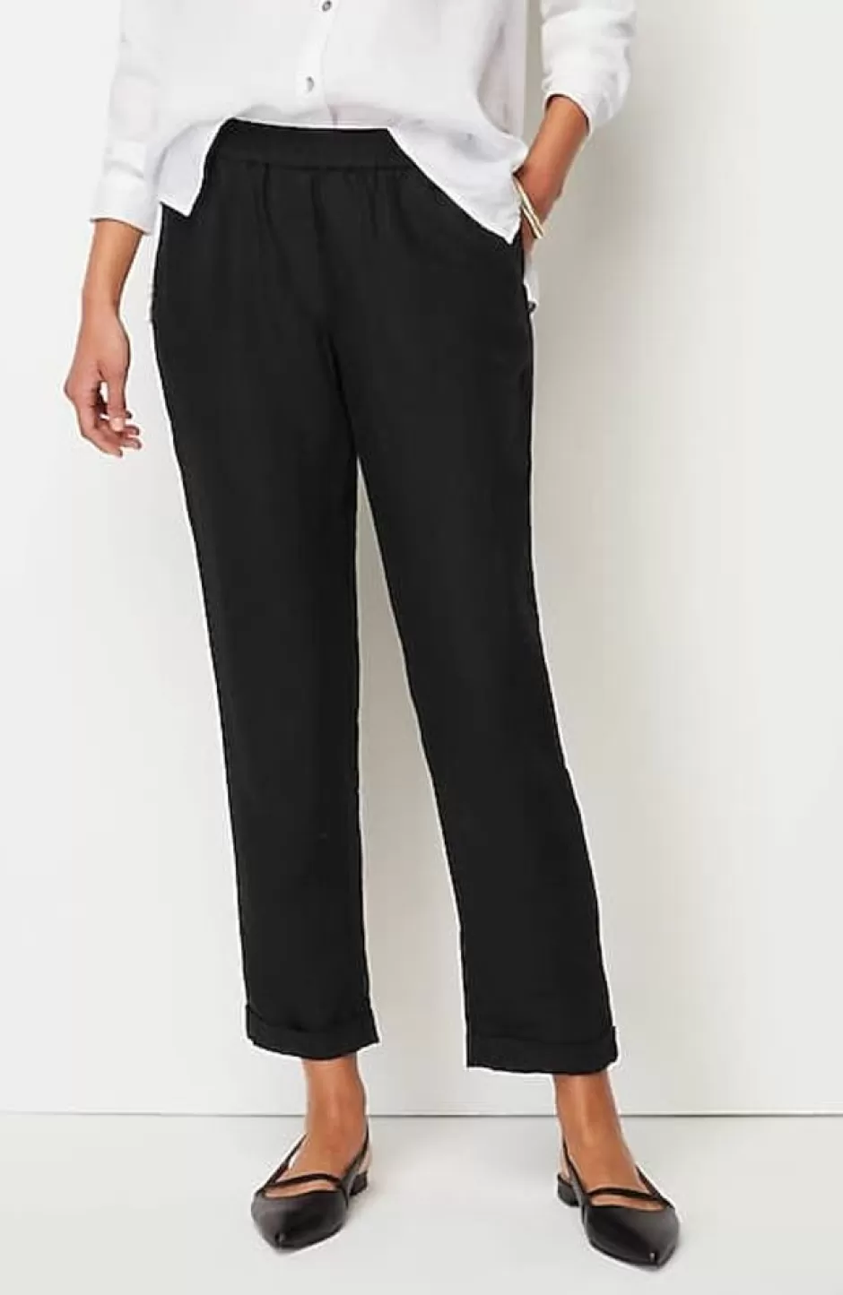 J.Jill Relaxed Linen Straight-Leg Pants | Jjill | Women Pants & Jeans