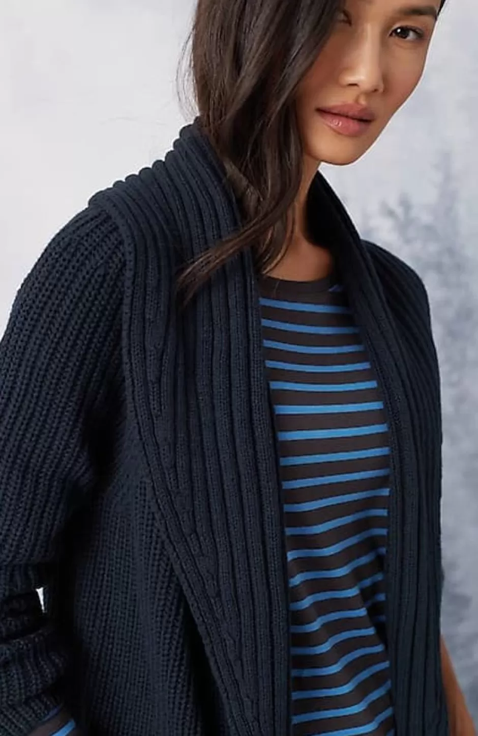 J.Jill Rib-Textured Open-Front Cardi | Jjill | Women Sweaters