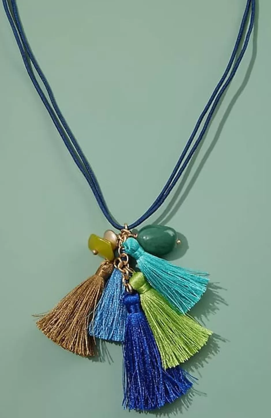 J.Jill Seaside Oasis Tassel Cluster Necklace | Jjill | Women Jewelry