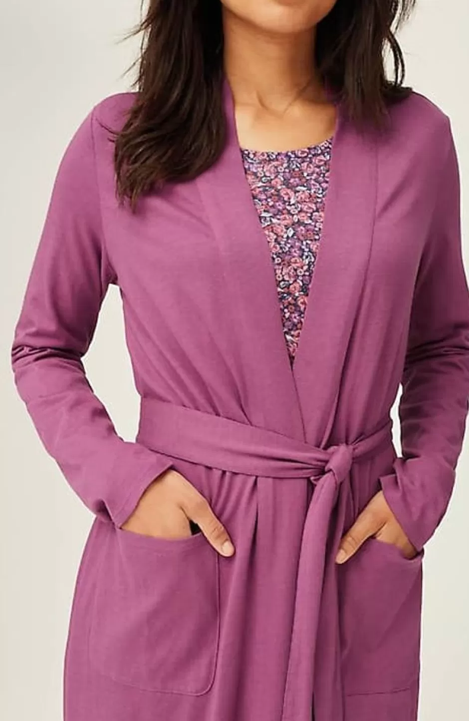 J.Jill Sleep Ultrasoft Patch-Pocket Robe | Jjill | Women Pajamas & Robes