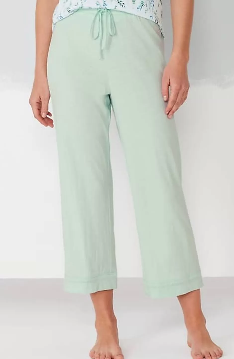 J.Jill Sleep Ultrasoft Piped Crops | Jjill | Women Pajamas & Robes