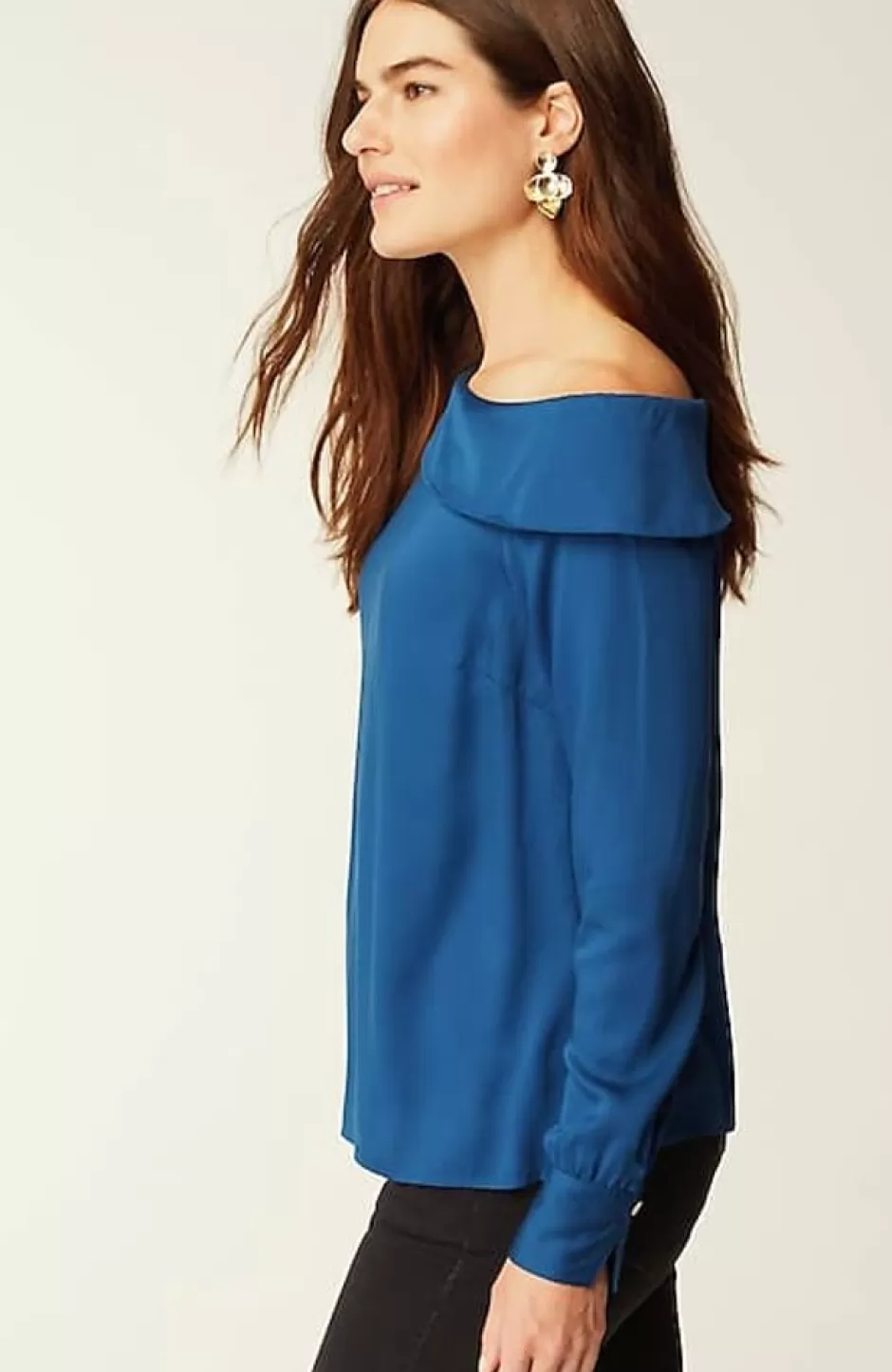 J.Jill Soft Luxe One-Shoulder Top | Jjill | Women Shirts & Blouses