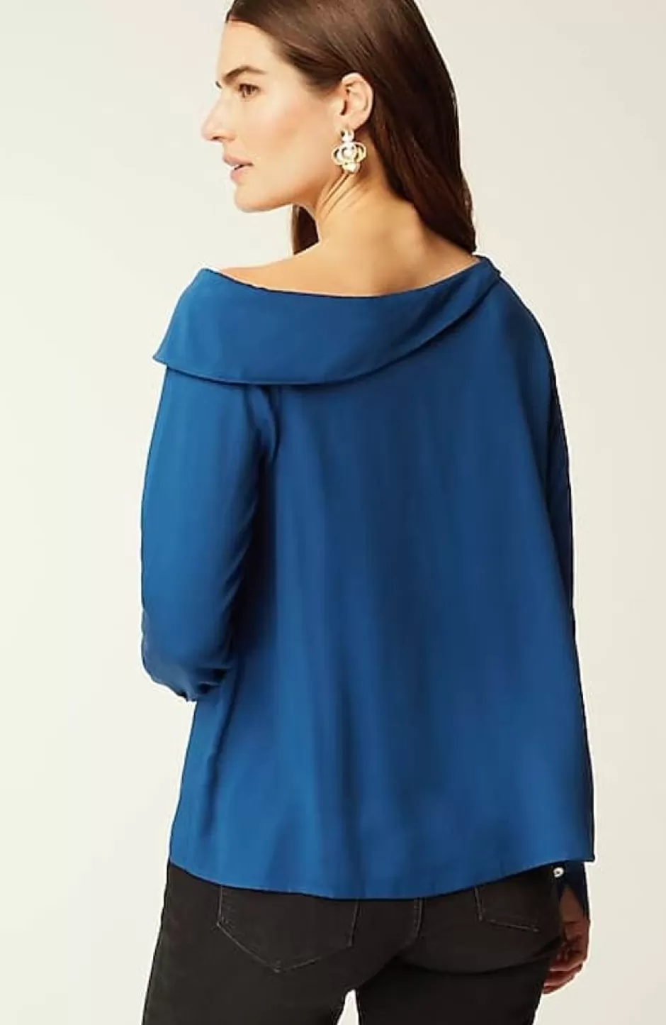 J.Jill Soft Luxe One-Shoulder Top | Jjill | Women Shirts & Blouses