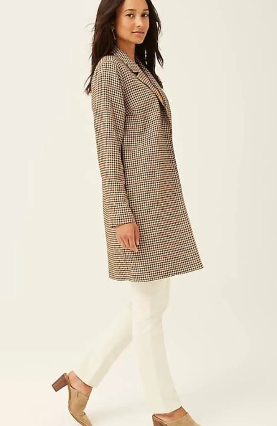 J.Jill Sonoma Houndstooth Duster | Jjill | Women Jackets & Coats