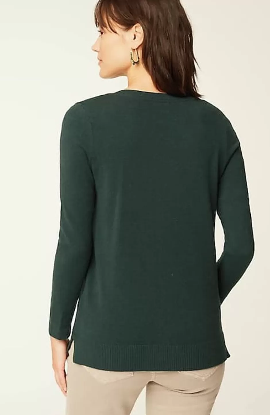 J.Jill Split-Neck Pullover Sweater | Jjill | Women Sweaters