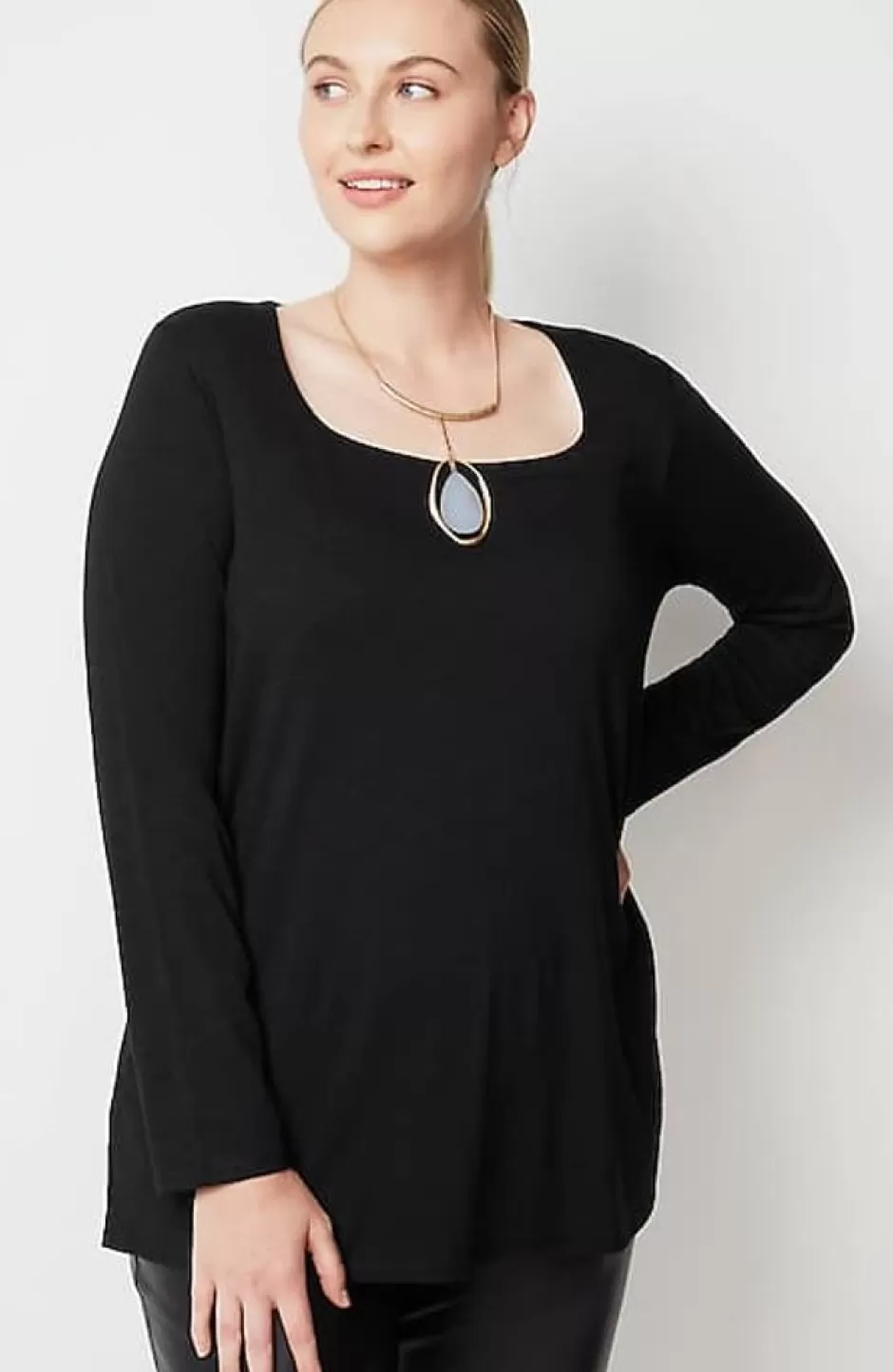 J.Jill Square-Neck Tunic | Jjill | Women Tops & Tees