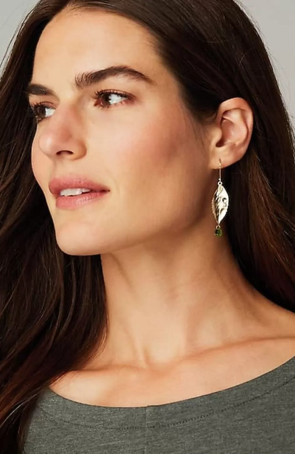 J.Jill Tranquil Treasures Leaf Earrings | Jjill | Women Jewelry