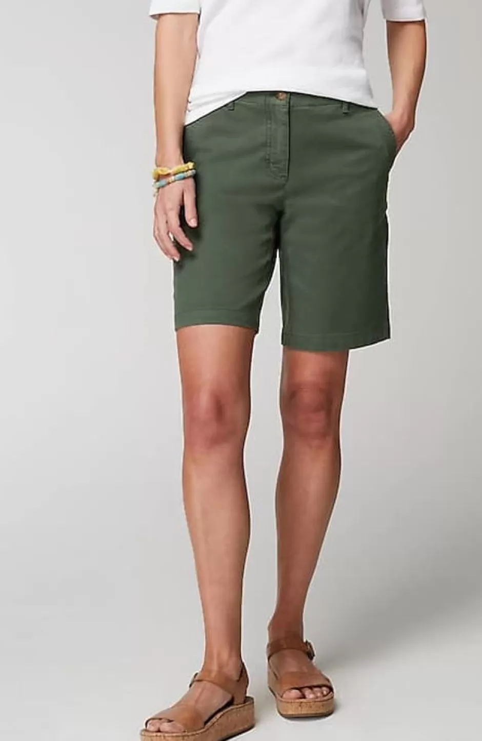 J.Jill Trapunto-Stitched Chino Shorts | Jjill | Women Shorts