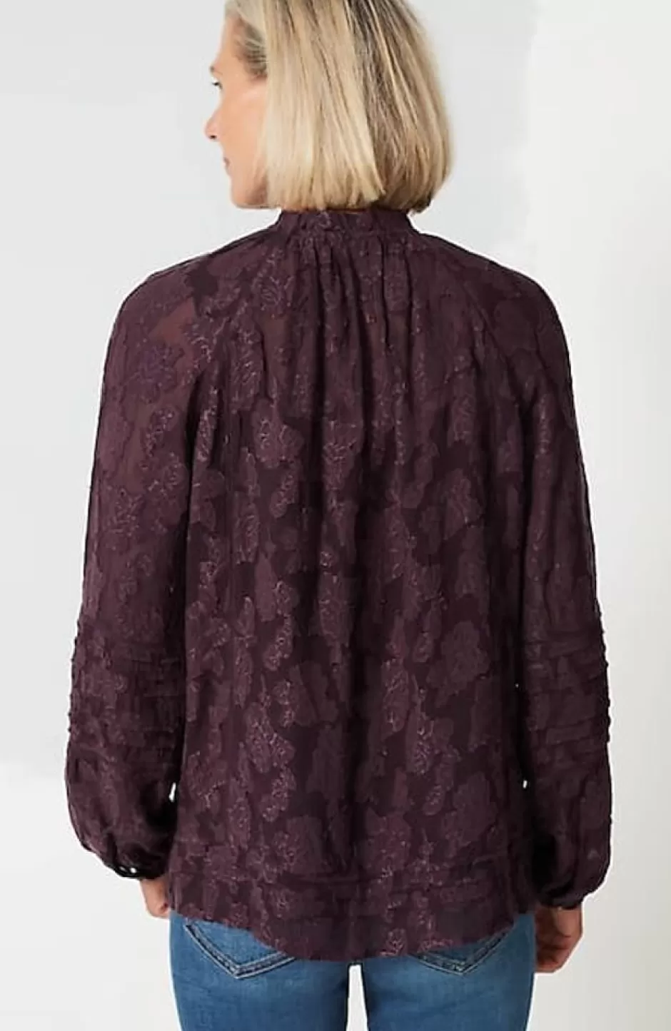 J.Jill Ventana Jacquard Popover | Jjill | Women Tops & Tees