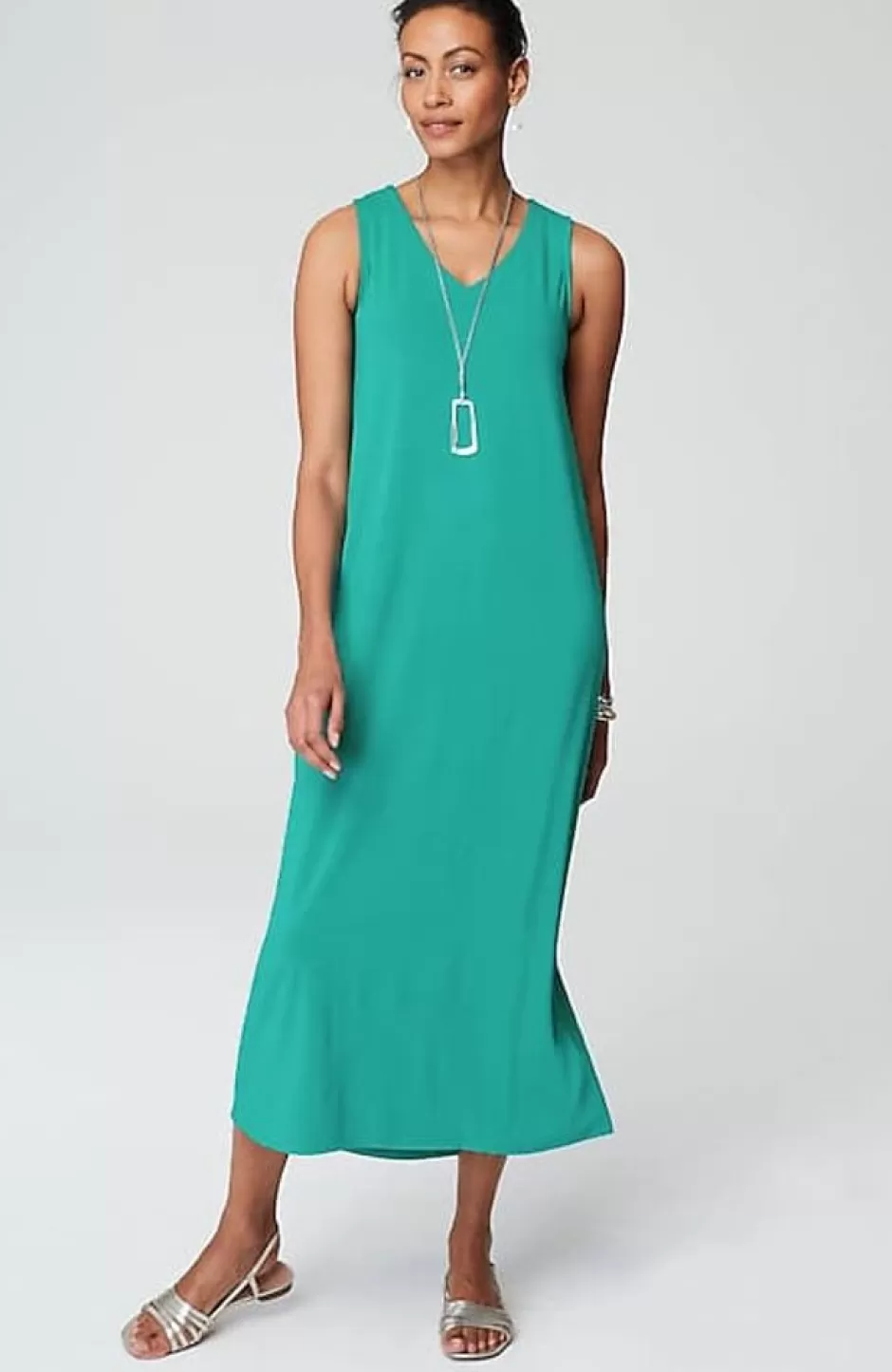 J.Jill Wearever A-Line Elliptical-Hem Dress | Jjill | Women Dresses