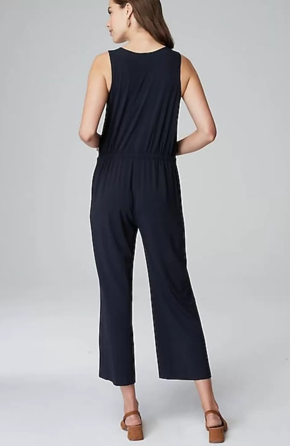 J.Jill Wearever Button-Front Jumpsuit | Jjill | Women Dresses