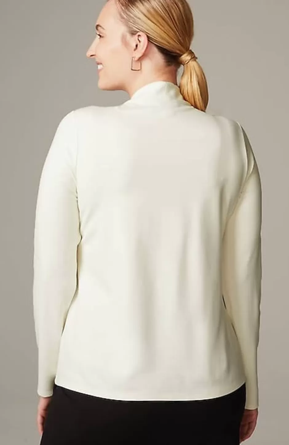 J.Jill Wearever Double-Face Jersey Square-Neck Top | Jjill | Women Tops & Tees