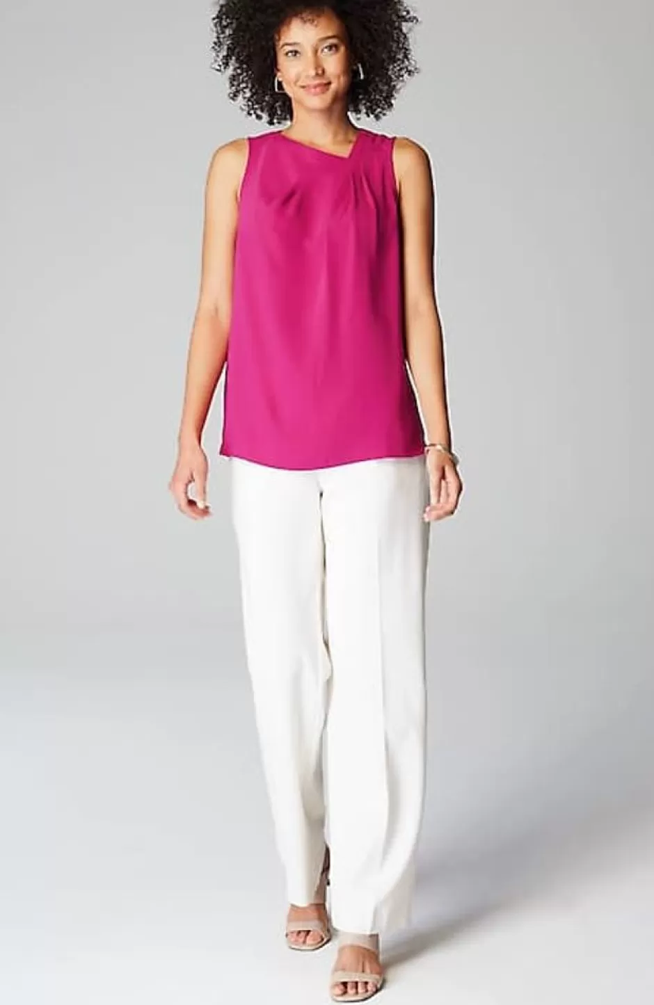 J.Jill Wearever Easy-Care Pleated Top | Jjill | Women Shirts & Blouses