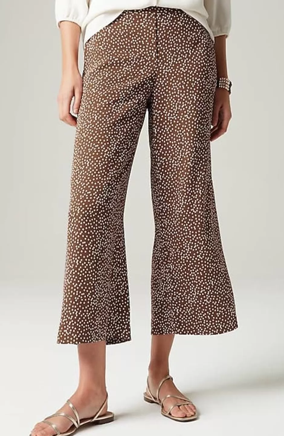 J.Jill Wearever Easy-Care Woven Wide-Leg Crops | Jjill | Women Pants & Jeans