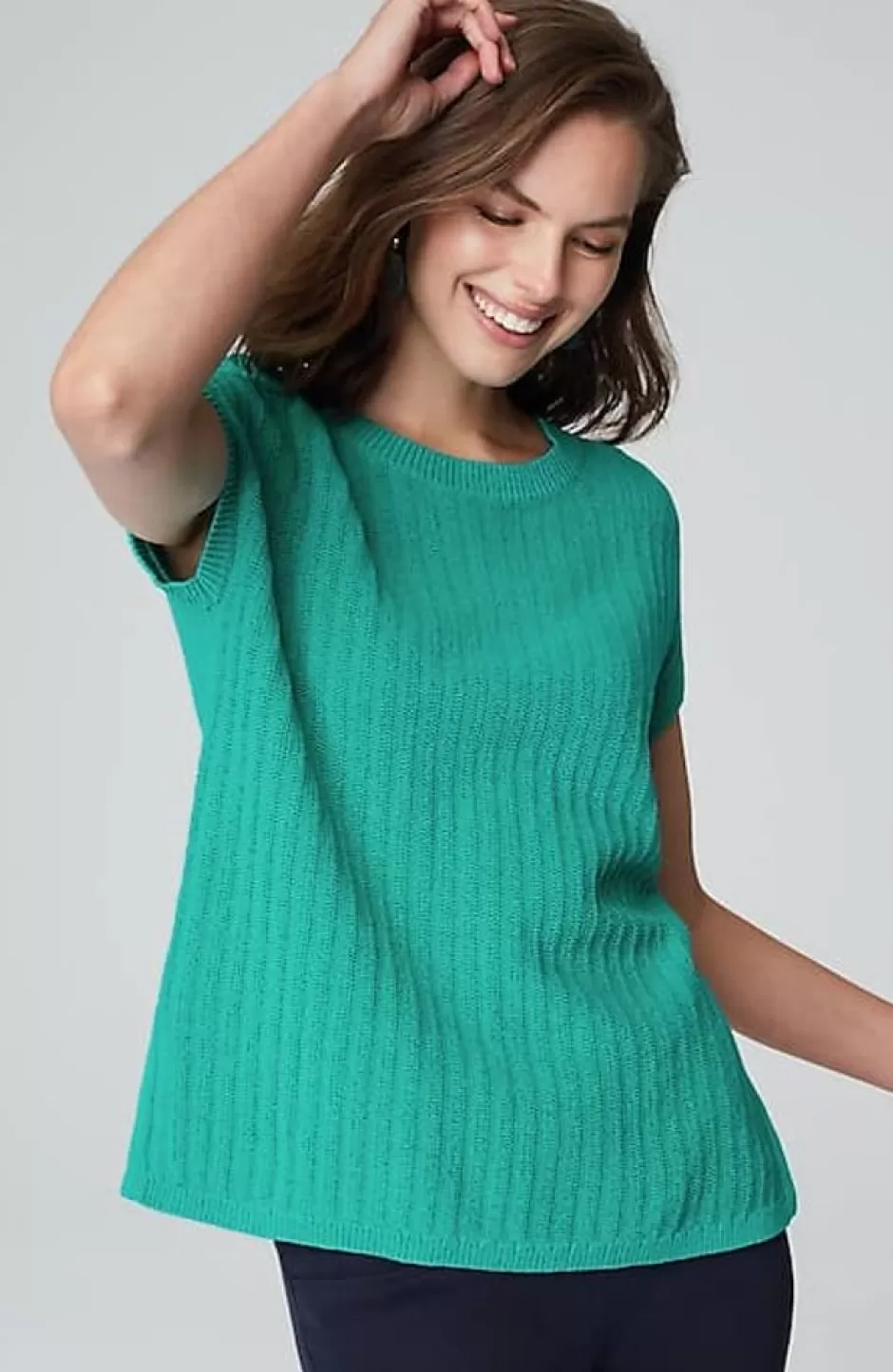 J.Jill Wearever Lightweight Textured Pullover | Jjill | Women Sweaters