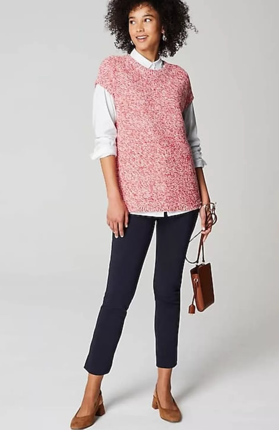 J.Jill Wearever Marled Dolman-Sleeve Pullover | Jjill | Women Sweaters