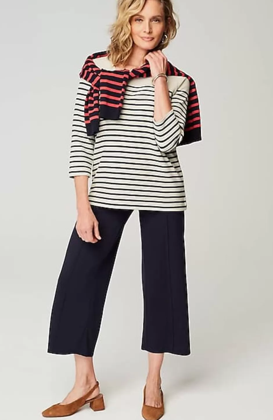 J.Jill Wearever Ottoman Square-Neck Top | Jjill | Women Tops & Tees