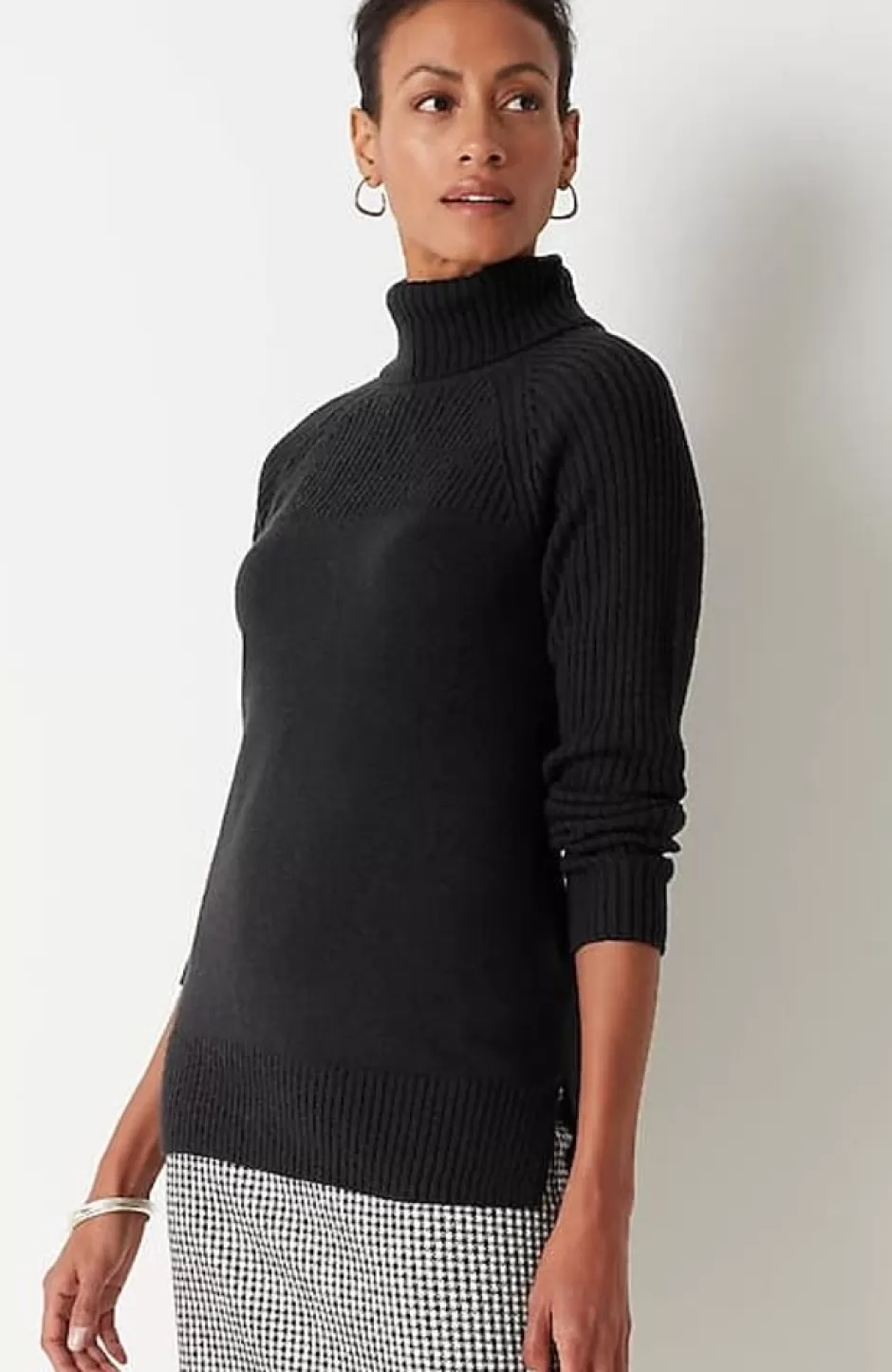 J.Jill Wearever Placed-Rib Sweater | Jjill | Women Sweaters