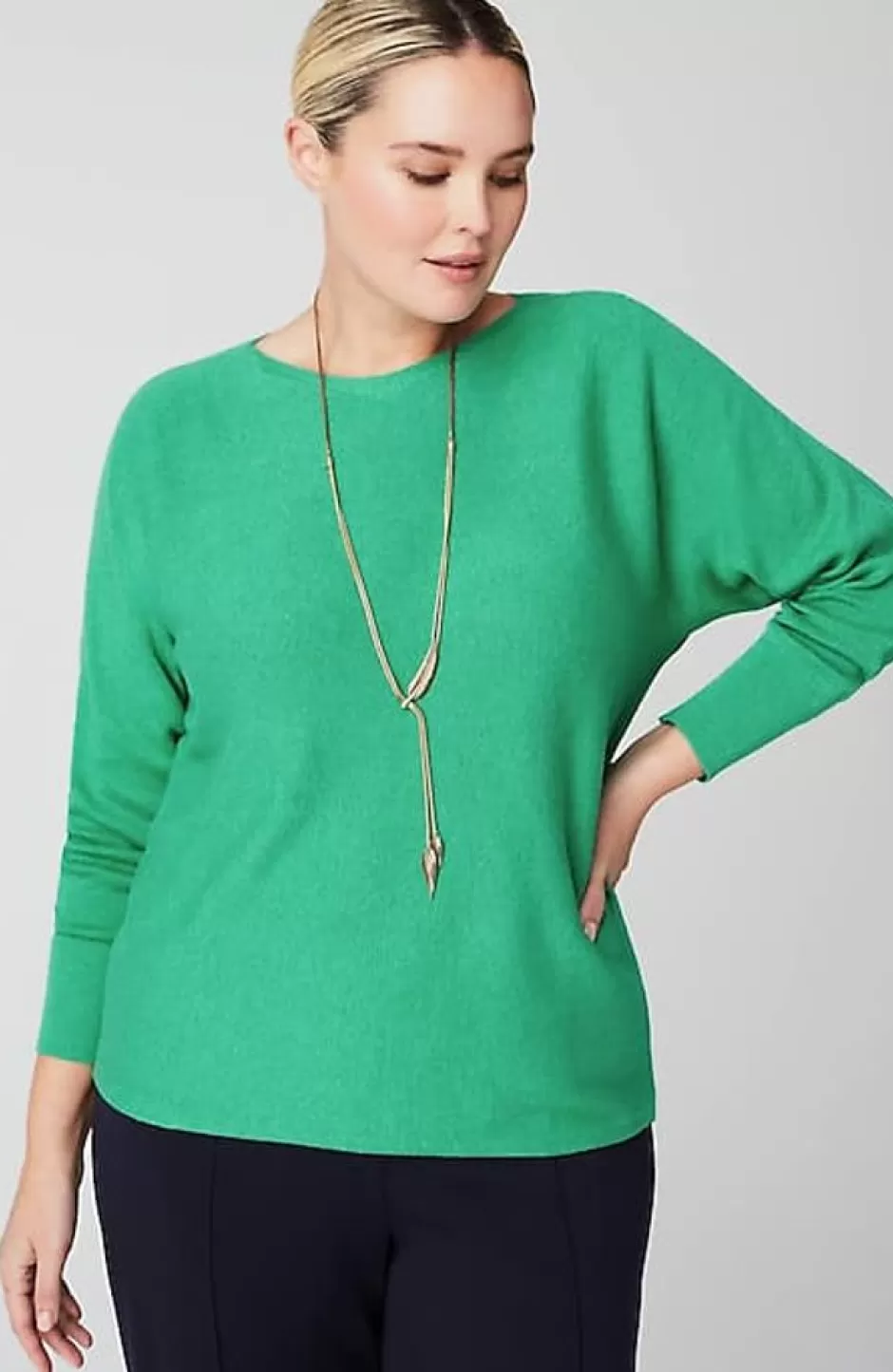 J.Jill Wearever Refined Knit Dolman-Sleeve Sweater | Jjill | Women Sweaters