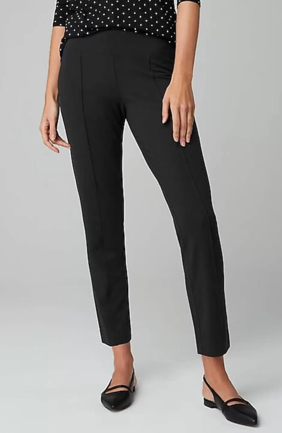 J.Jill Wearever Smooth-Fit Pintucked Slim-Leg Pants | Jjill | Women Pants & Jeans