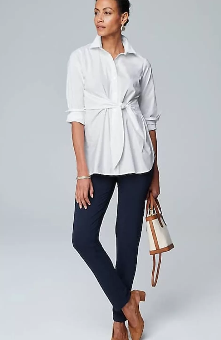 J.Jill Wearever Tie-Front Top | Jjill | Women Shirts & Blouses