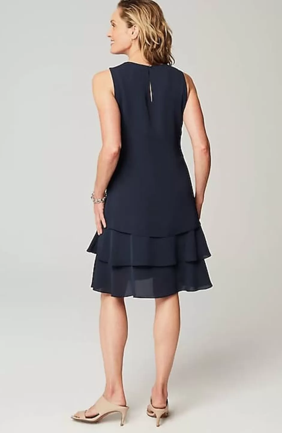 J.Jill Wearever Tiered Flounce Dress | Jjill | Women Dresses