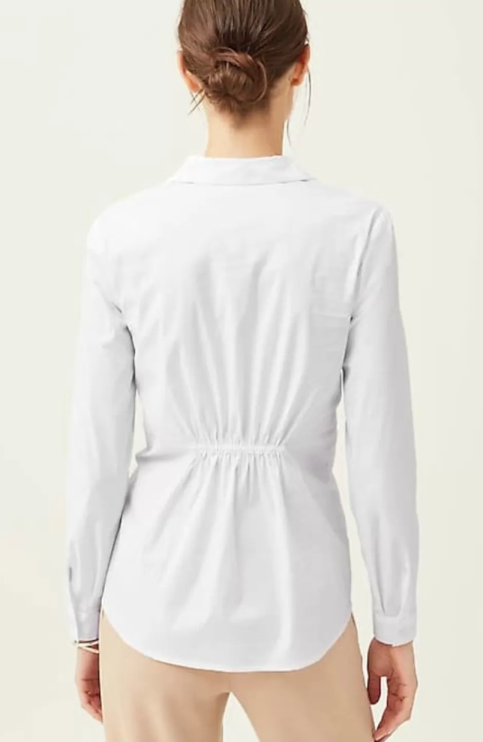 J.Jill Wearever Twisted-Front Shirt-Collar Top | Jjill | Women Shirts & Blouses