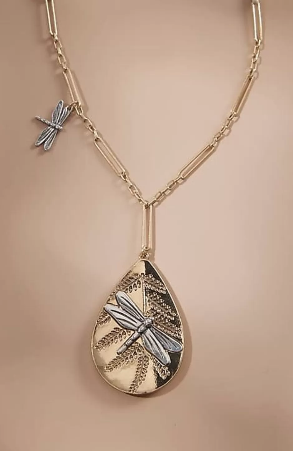 J.Jill Windswept Petals Dragonfly Pendant Necklace | Jjill | Women Jewelry