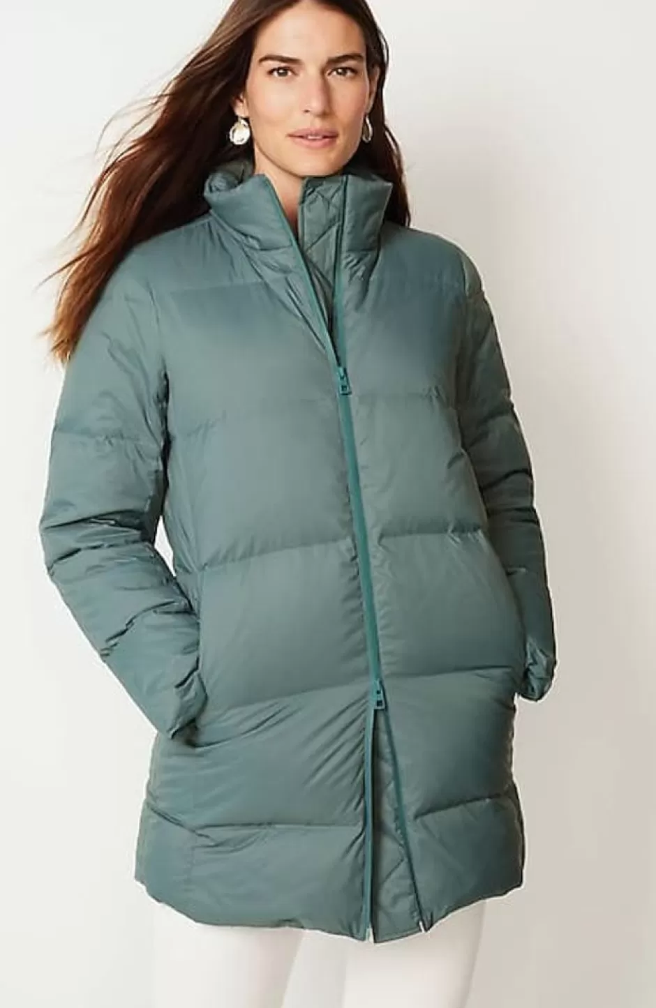 J.Jill Zip-Front Down Puffer Coat | Jjill | Women Jackets & Coats